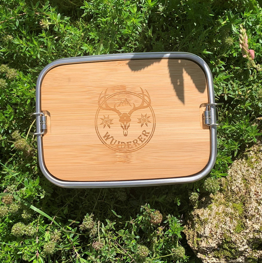 Wuiderer Brotzeitbox, Lunchbox mit Bambusbrettchen – Wuida Wuiderer